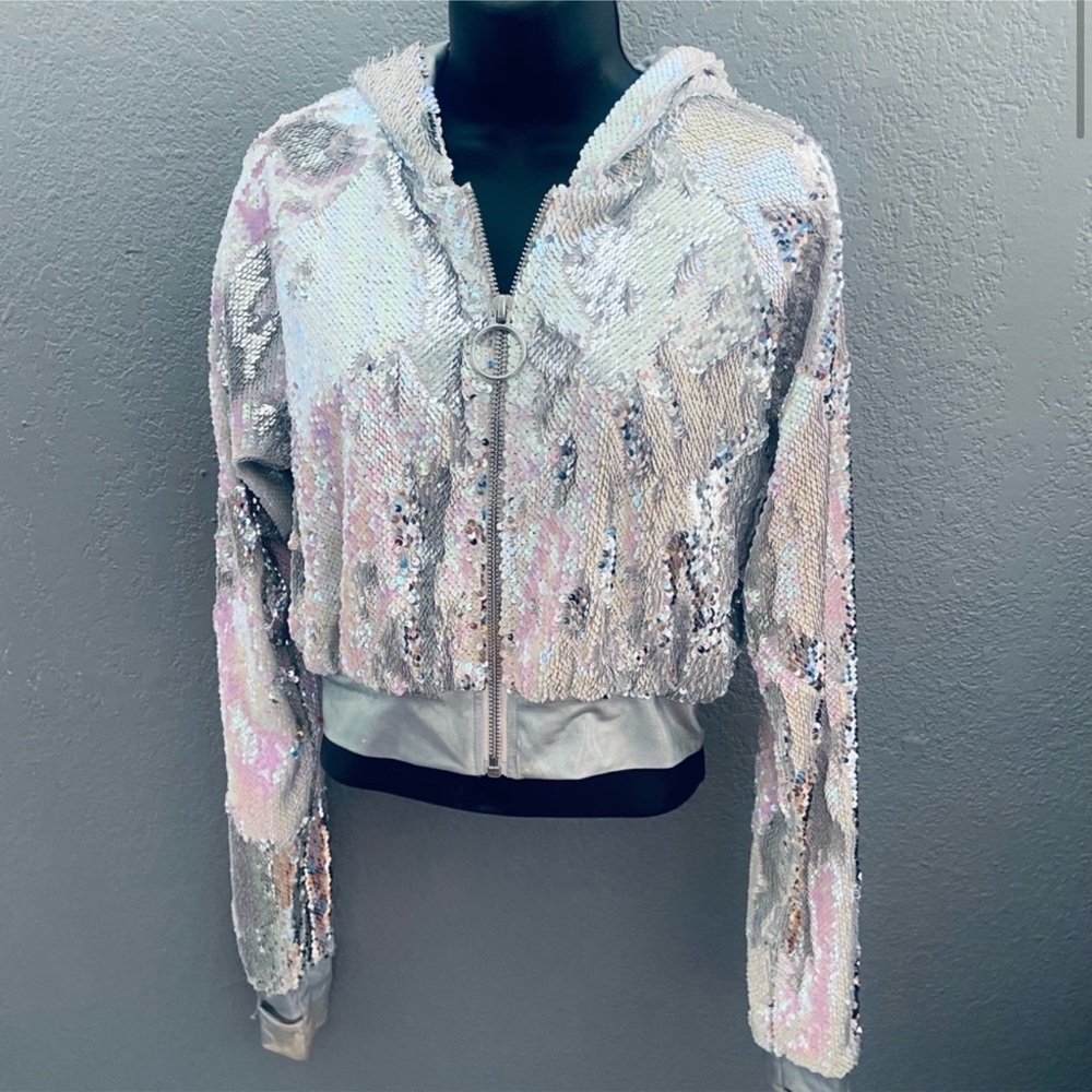 Dolls Kill ClubExx Technotopia FlipSquin Hoodie (Worn Once)
